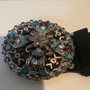 Artisan Buckle with Genuine Leather Belt